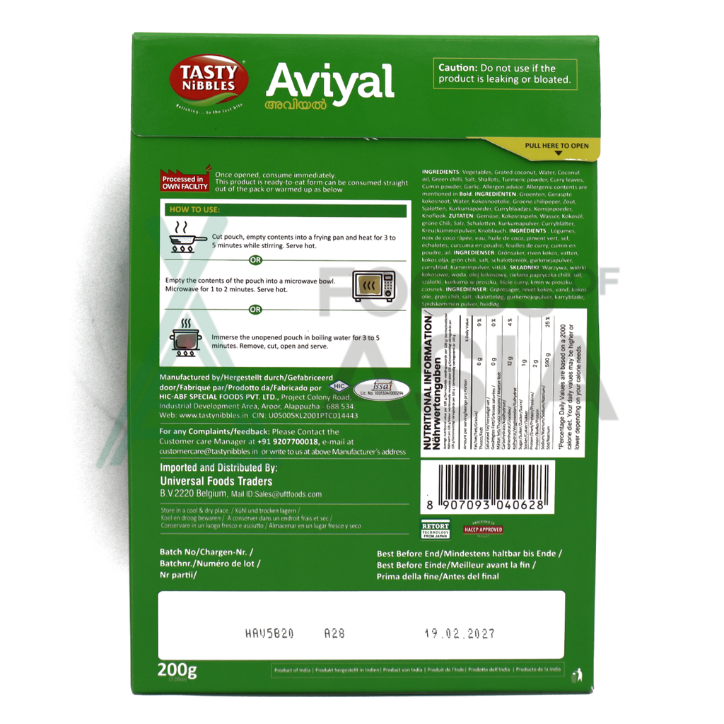 Tasty Nibbles Aviyal 200g