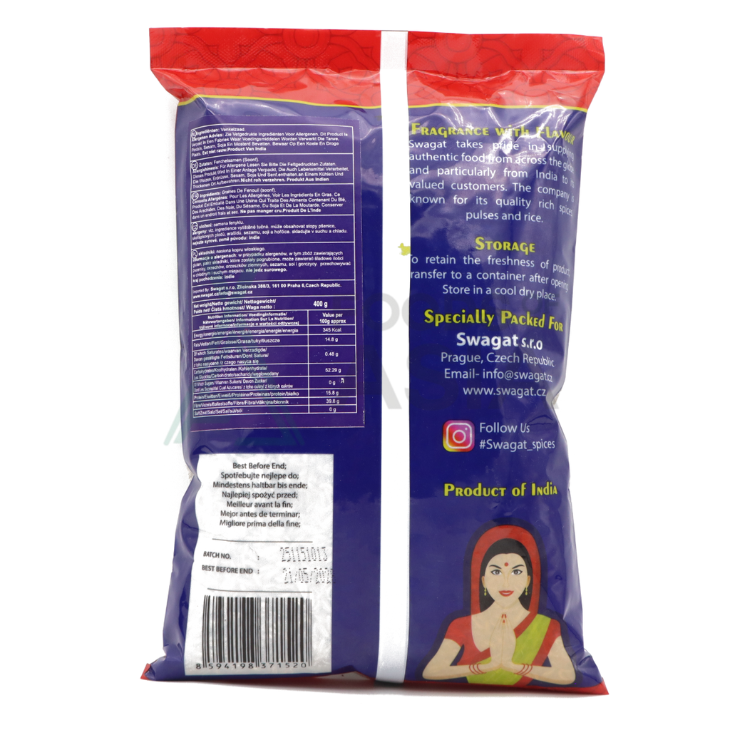Swagat Fennel Seeds 400g