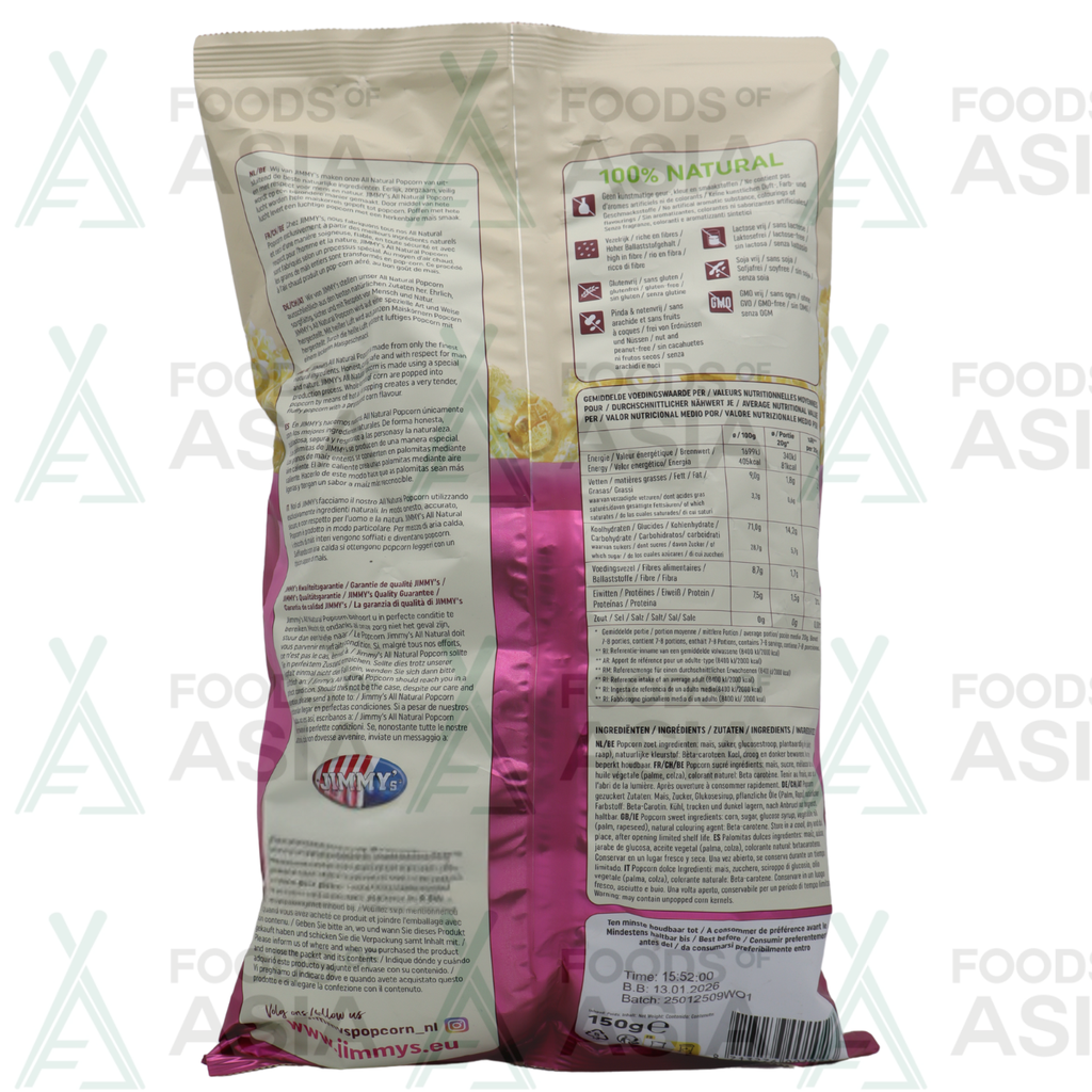 JIMMYS POPCORN SUGAR 150G
