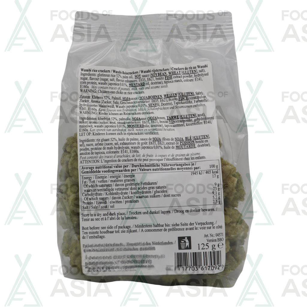 Golden Turtle Wasabi Crackers 125g