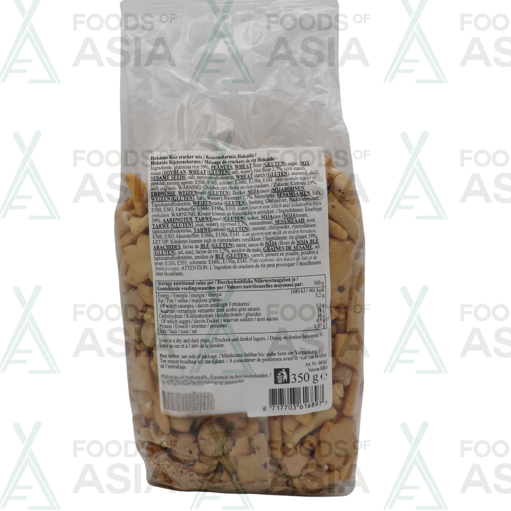Golden Turtle Hokaido Rijstcrackermix 350g