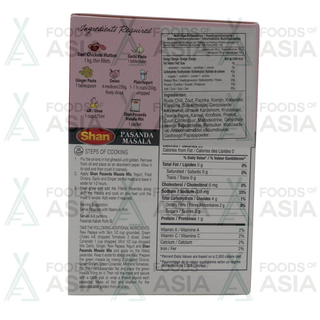 Shan Pasanda Masala 50g