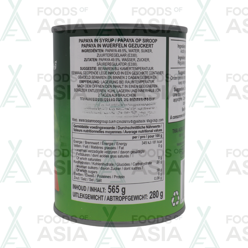 AROY-D Papaya in Syrup 505ml