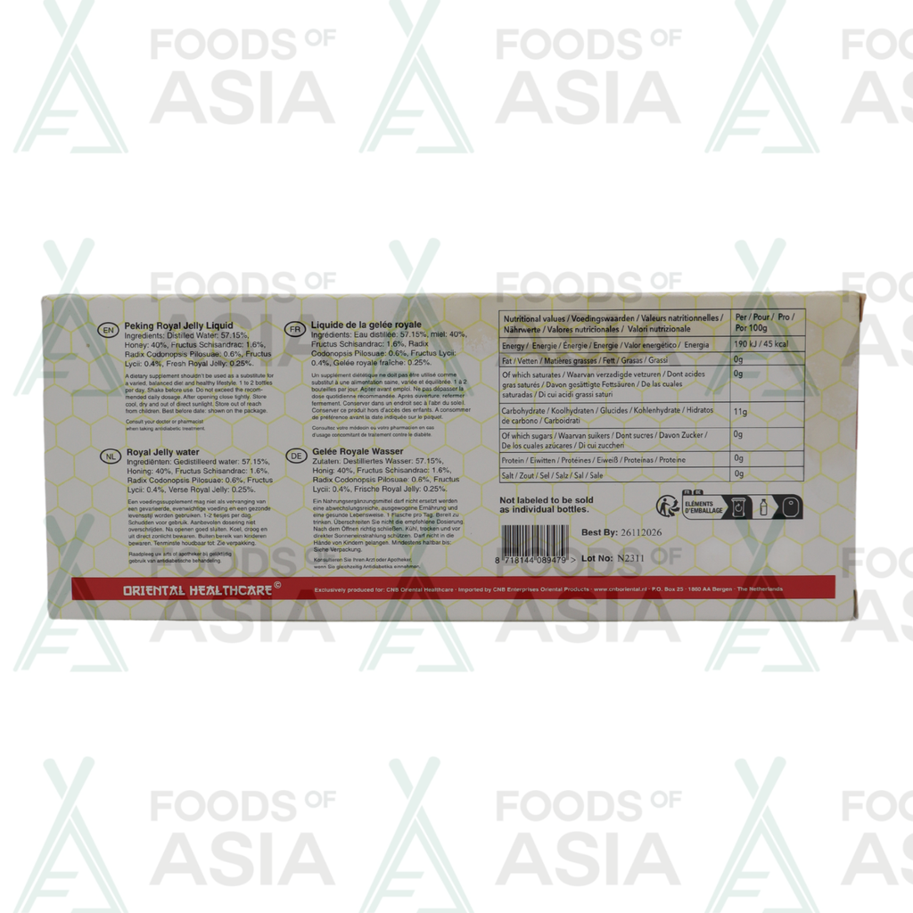 Oriental Healthcare Peking Royal Jelly 10x10ml