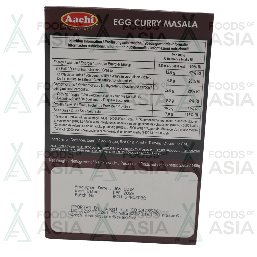AACHI Egg Curry Masala 160g