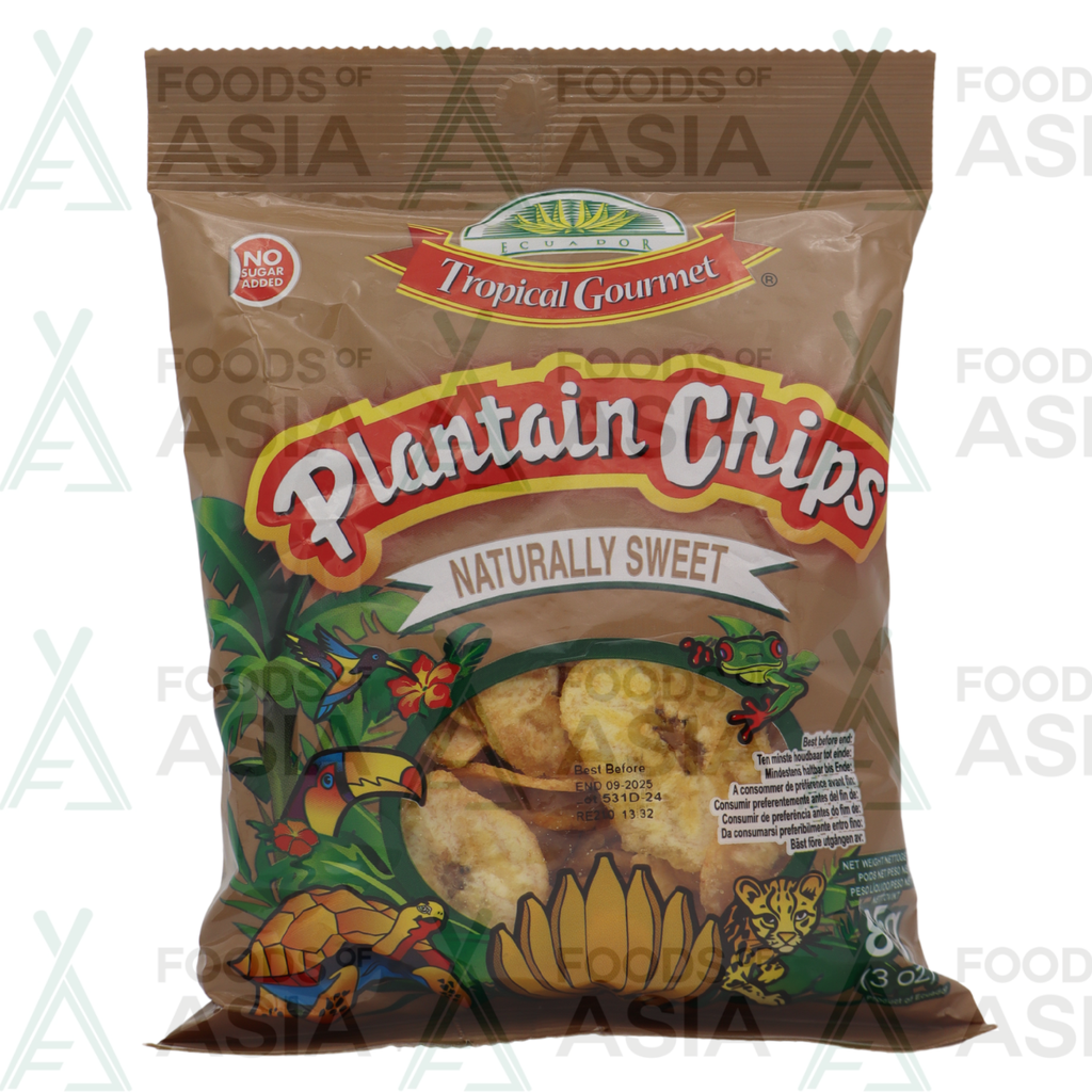 CHIPS PLANTAIN TROPICAL G. SWEET 85GR