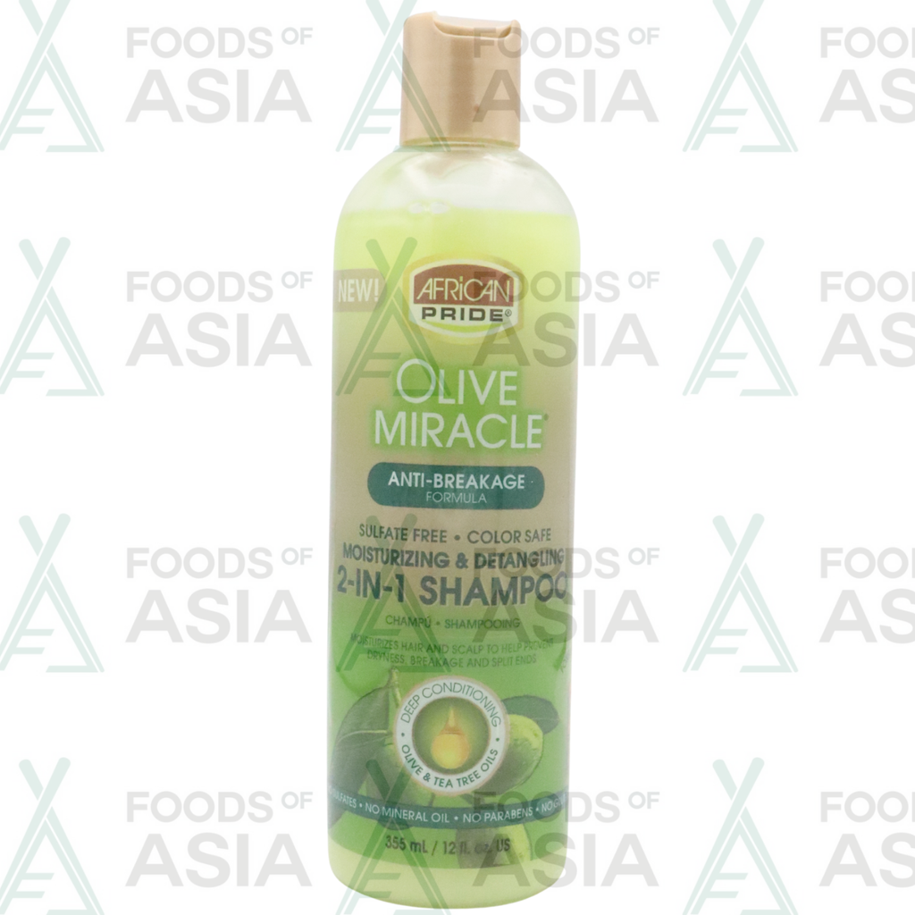 AFRICAN PRIDE OLIVE MIRACLE 2IN1 SHAMPOO 
