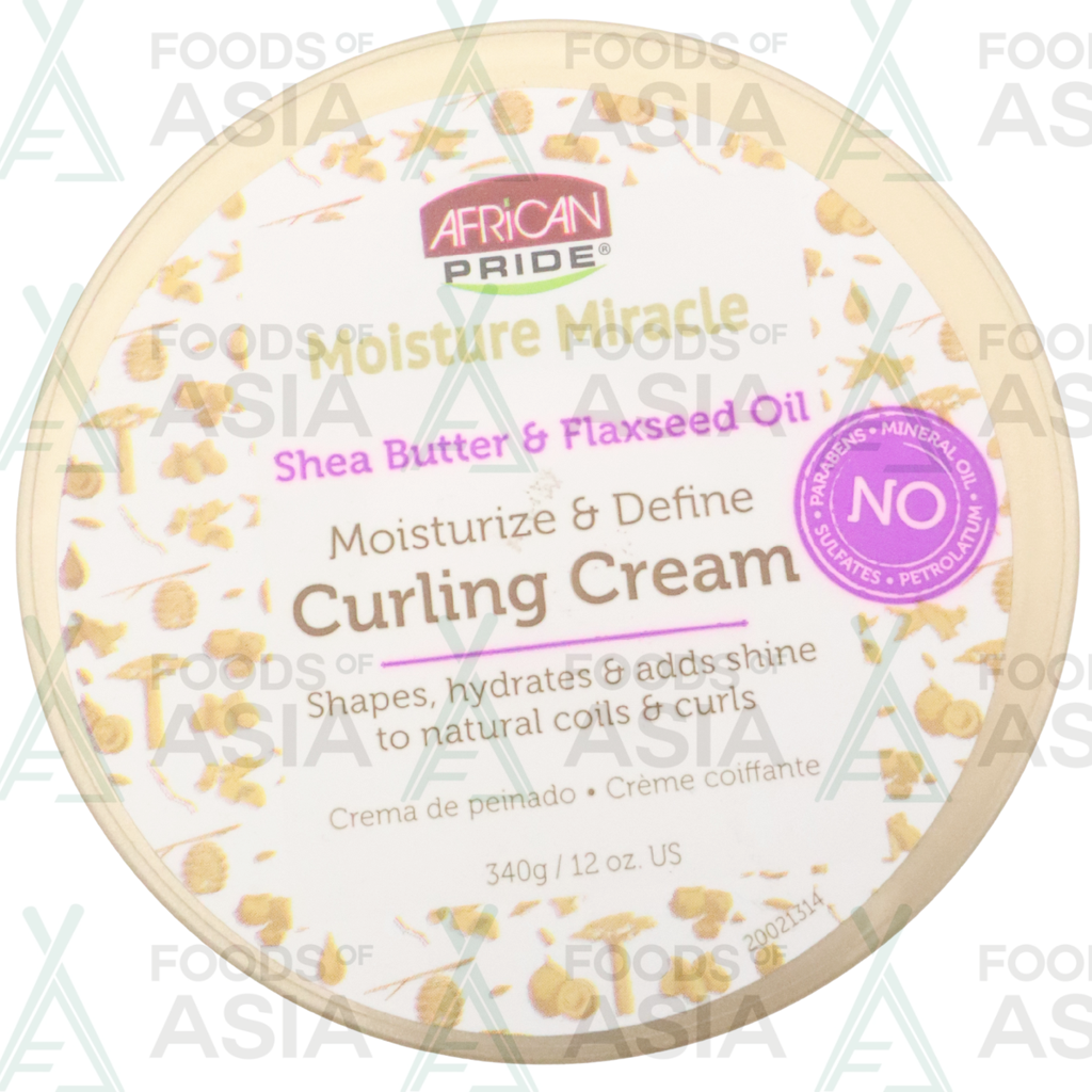 AFRICAN PRIDE MOIST. MIRACLE CURLING CREAM 12OZ