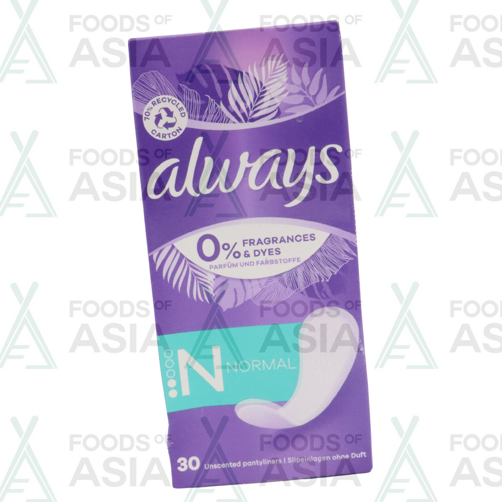 Always - Inlegkruisjes - 2 Normal - Daily Fresh - 0% Fragrances & Dyes - 30 Stuks