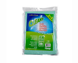 Cleany - Huishoud artikelen - Vloerdoekjes - 50x70cm - Groen - 1 Stuk