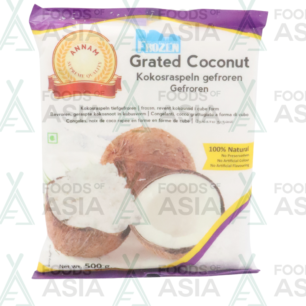 Annam Frozen Grated Coconut 500g