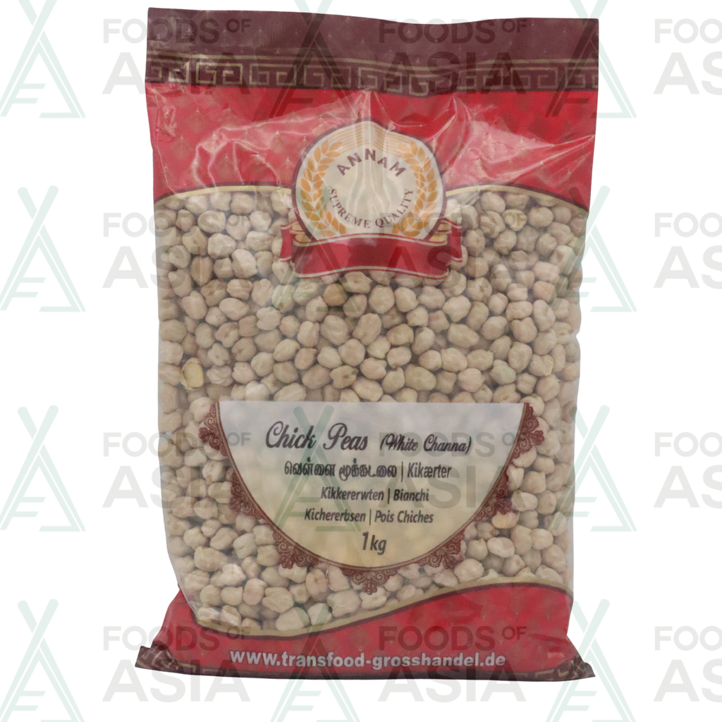 Annam Chick Peas(White Channa) 1kg