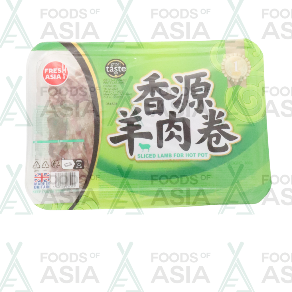 Fresh Asia Sliced Lamb For Hot Pot 400g