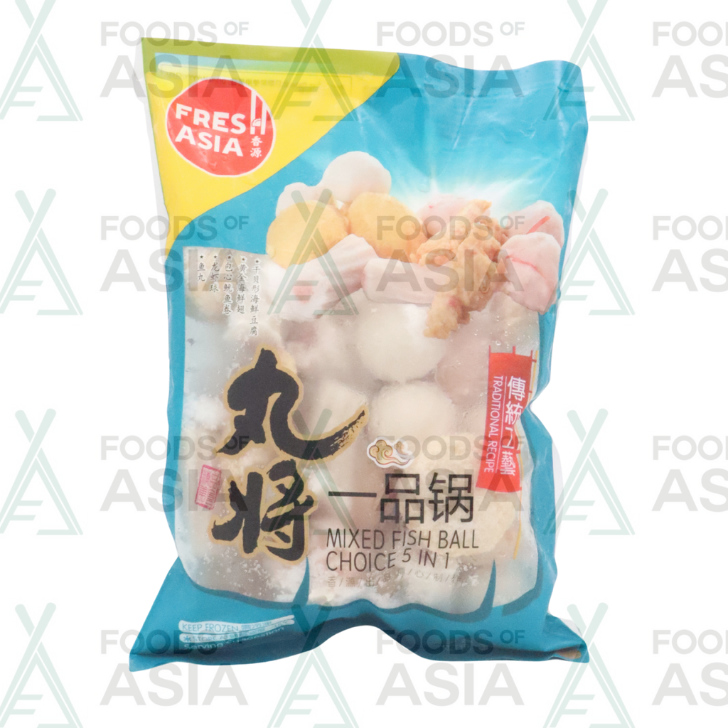 Fresh Asia  Mixed Fish Ball Choice (5 in 1) 500g