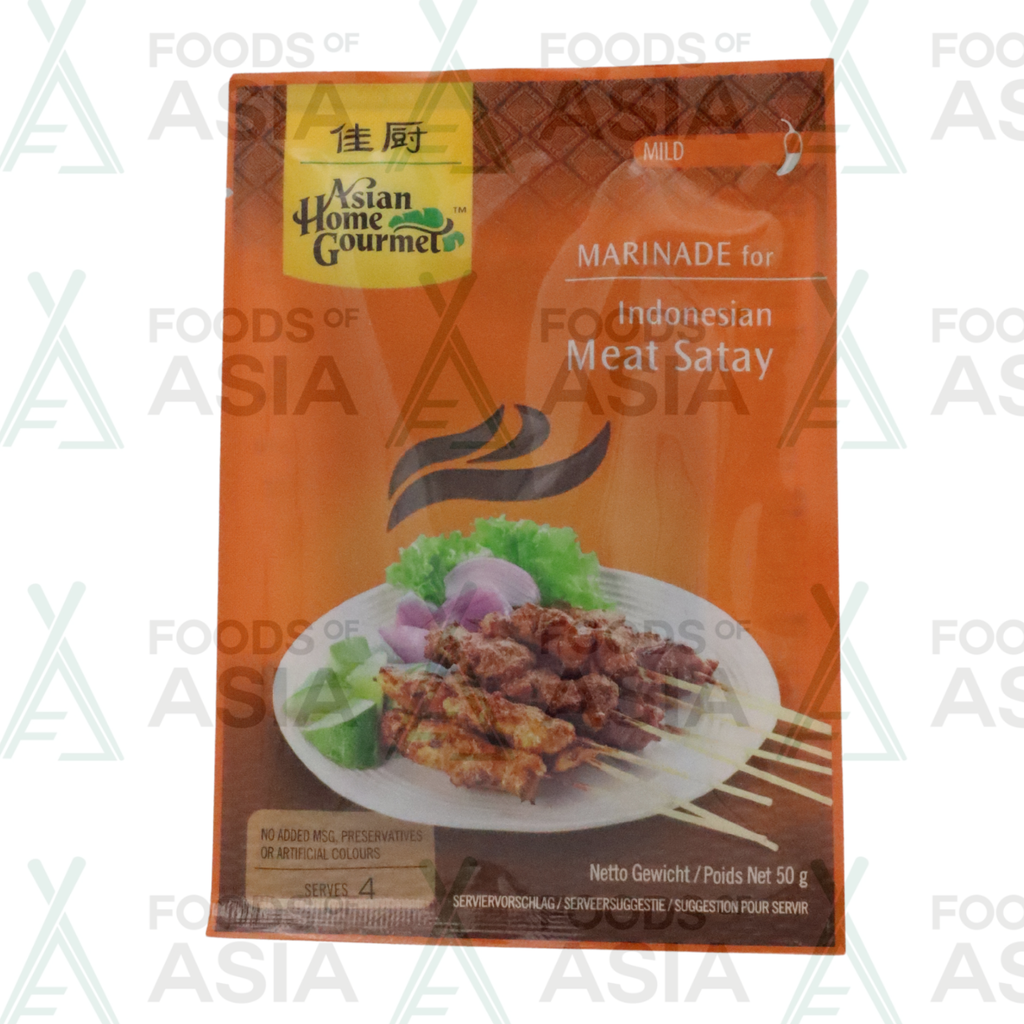 Asian Home Gourmet Indonesian Meat Satay Marinade 50G
