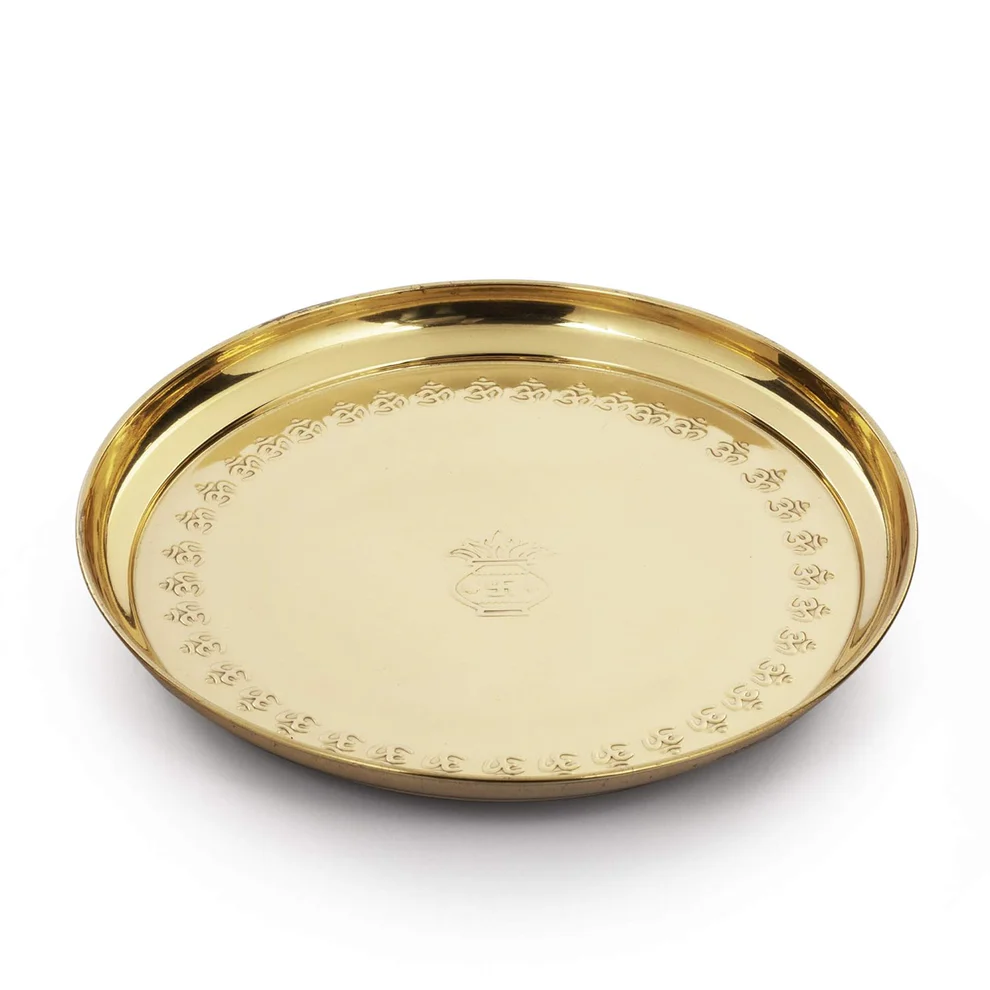 Brass Puja Thali 1pic