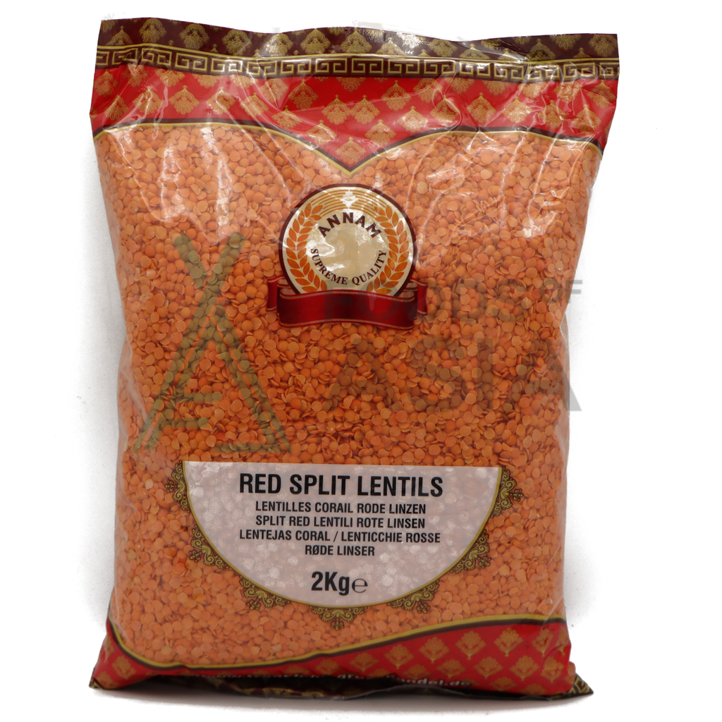 Annam Red Split Lentils 2kg