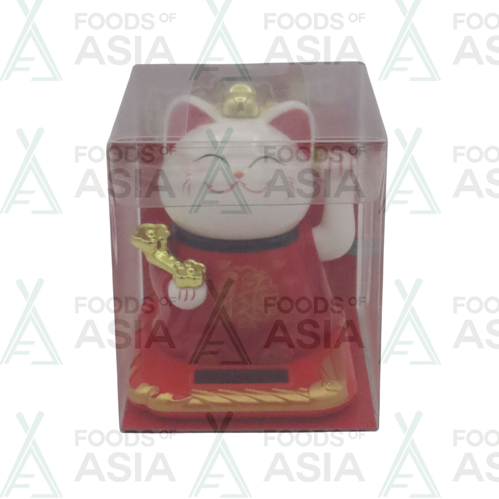 Golden Turtle Solar Lucky Cat (Black)