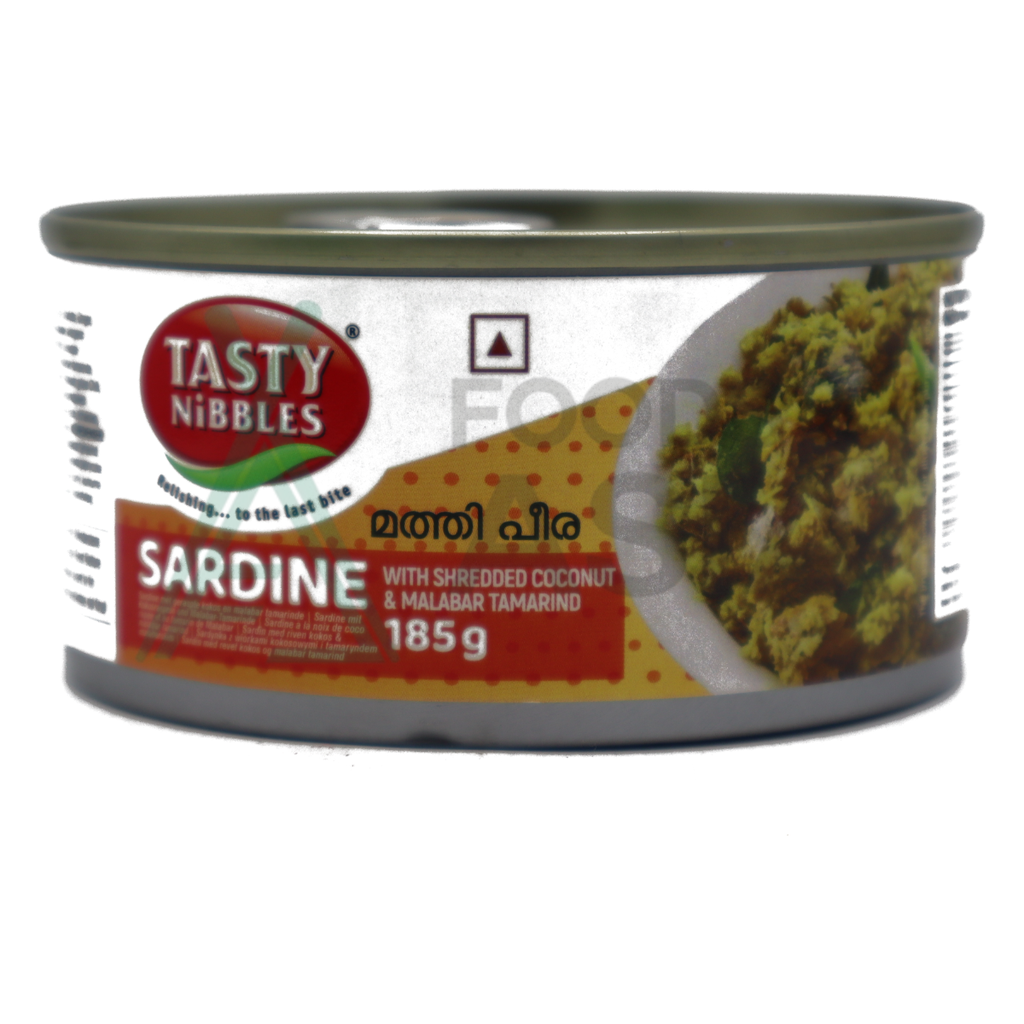 Tasty Nibbles Sardine With Shredded Coconut & Malabar Tamarind 185g