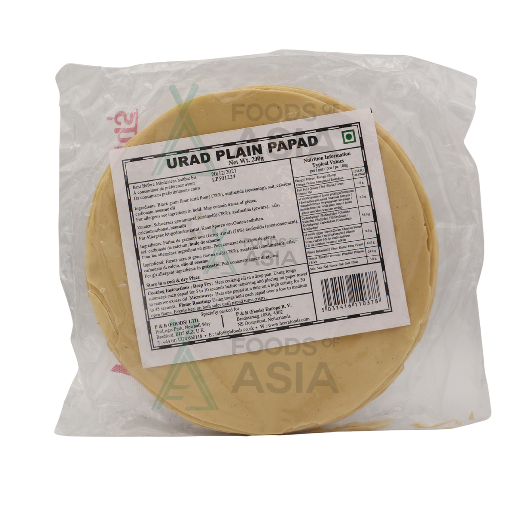 Lijjat Udad Papad 200g