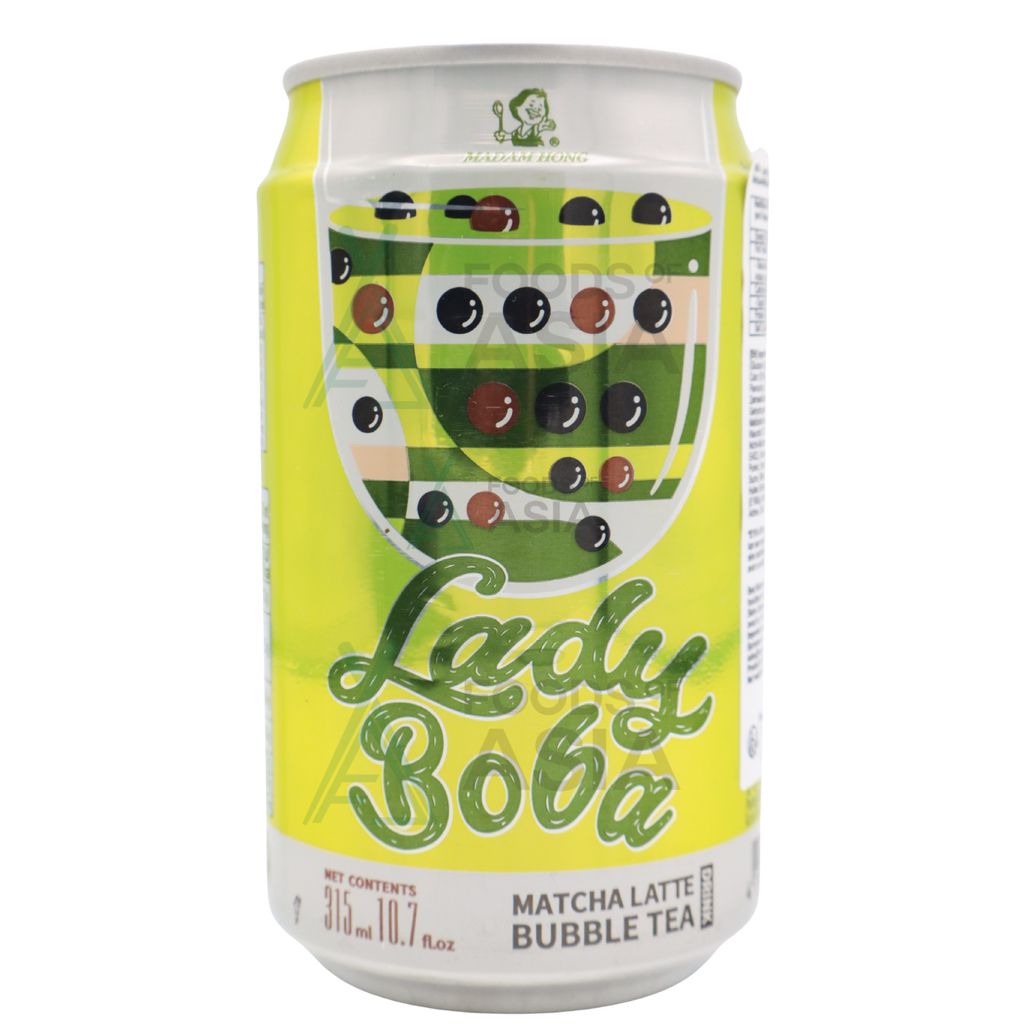 Madam Hong Lady Boba Tapioca Matcha Milk Tea 315ml