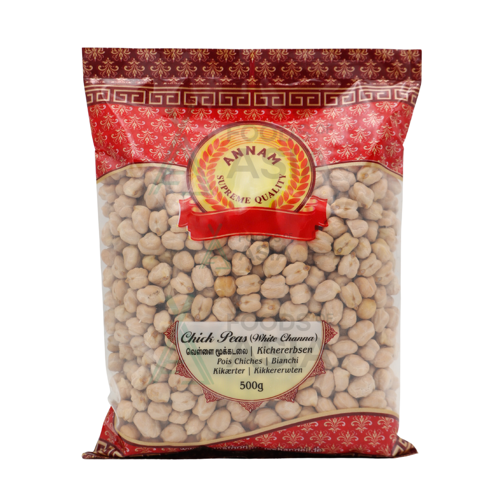Annam Chick Peas (White Channa)500g