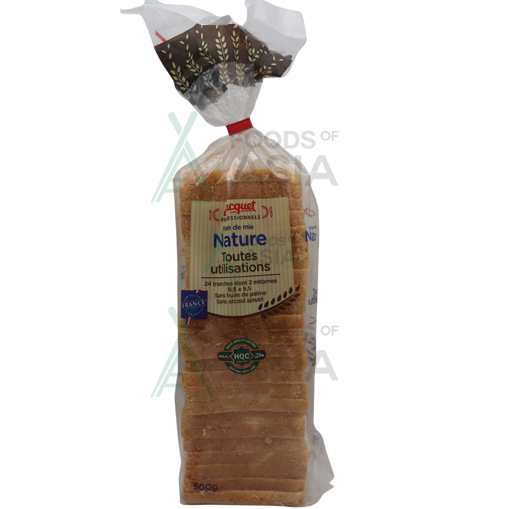 Jacquet Plain White Bread 500g