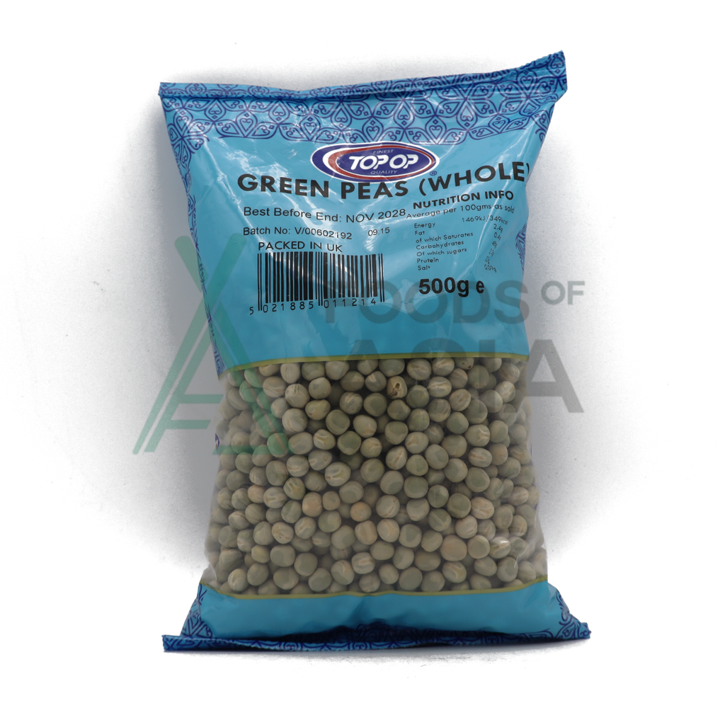 Topop Green Peas (Whole) 500g
