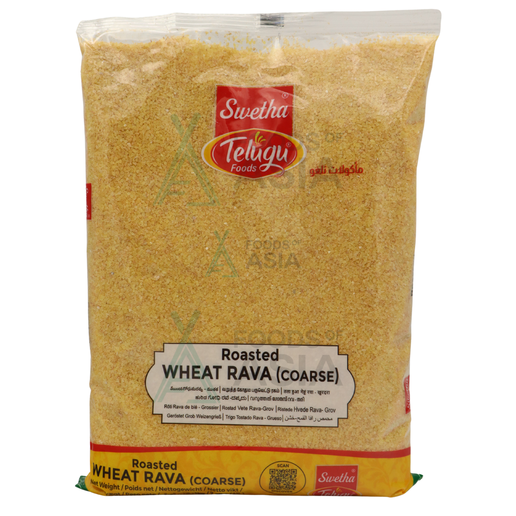 Telugu Roasted Wheat Rava (coarse) 1kg