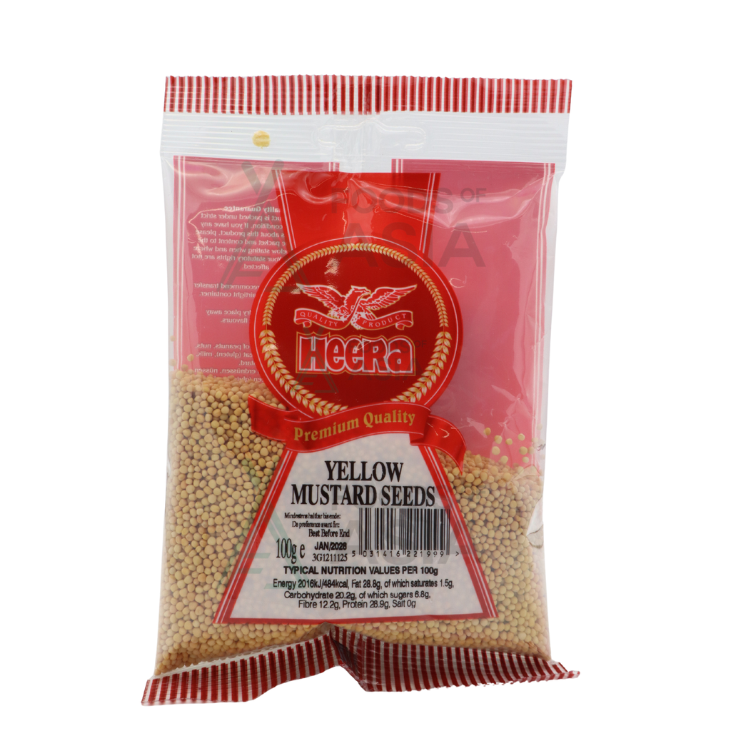 HEERA Yellow Mustard Seeds 100g