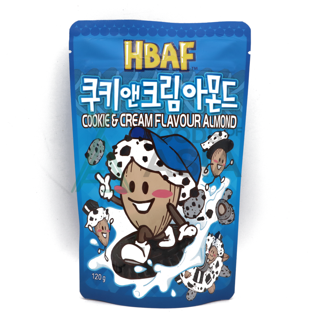 Hbaf Almond cookie & Cream Flavor 120g