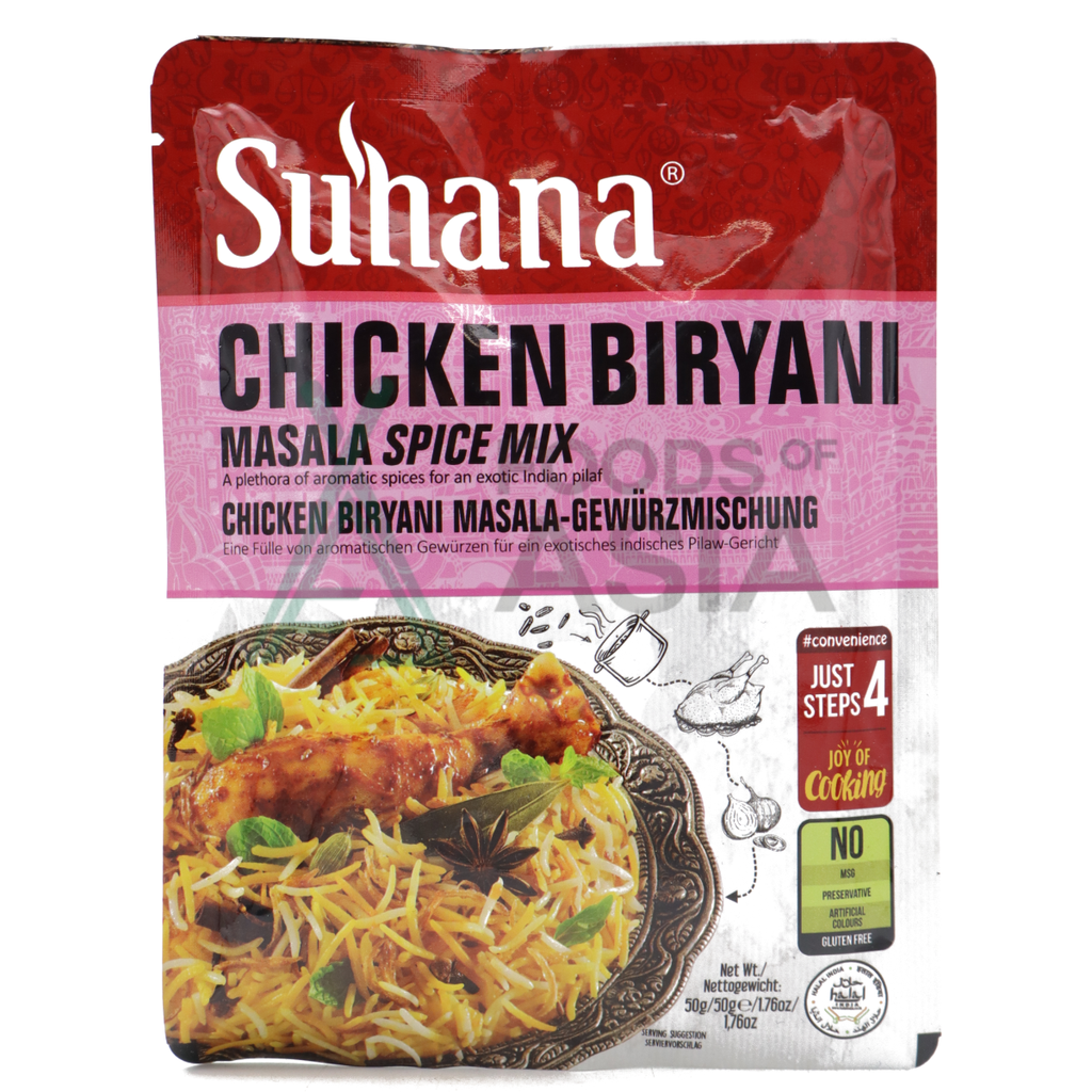 Suhana Chicken Biryani Masala Spice Mix 50g
