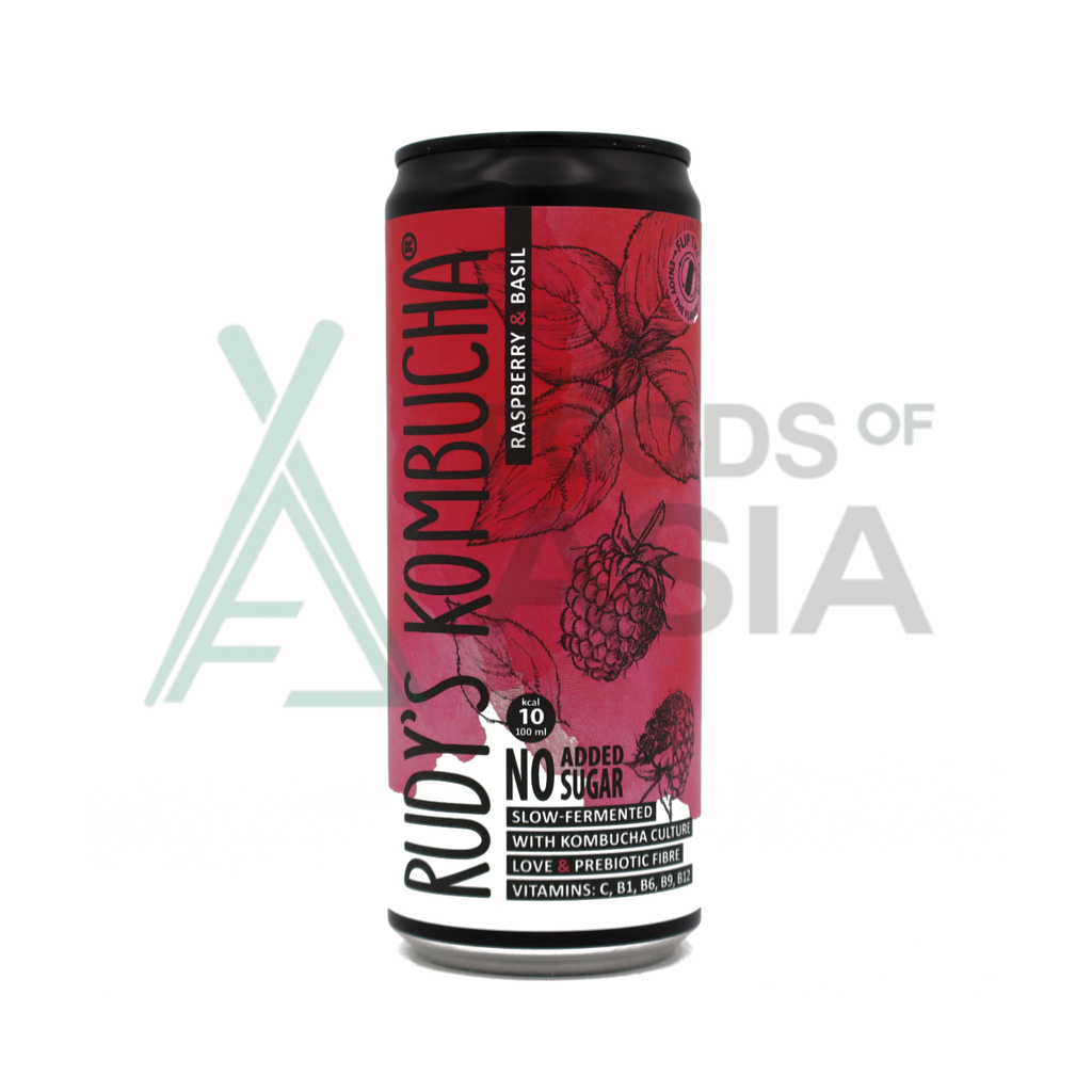Kombucha Raspberry & Basil 330ml