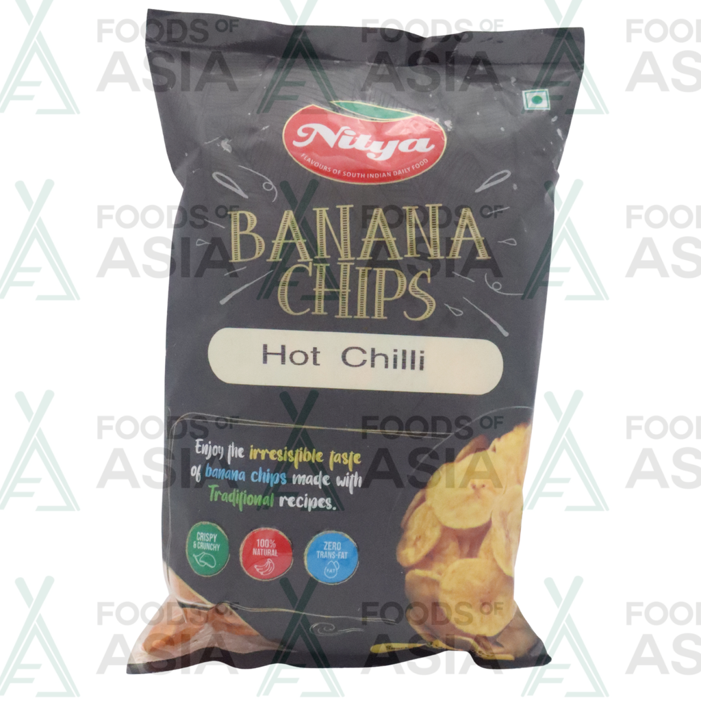 NITYA BANANA CHIPS HOT CHILLI 150G