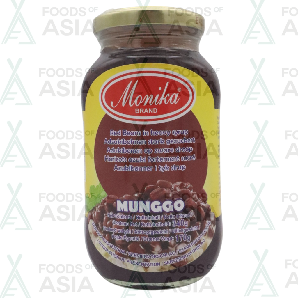 Monika Munggo (Red Mung Beans) in Heavy Syrup 340g