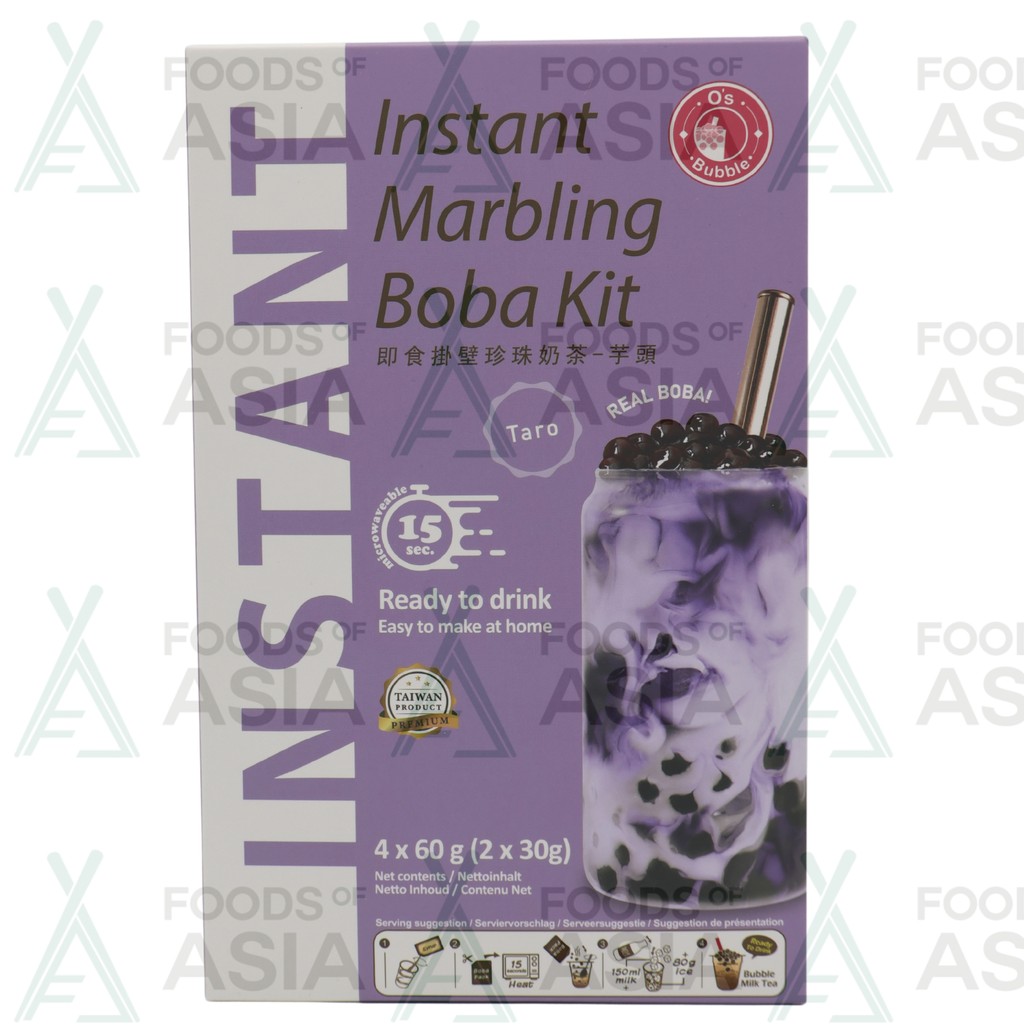 O's Bubble Instant Marbling Baba Kit Taro 240G
