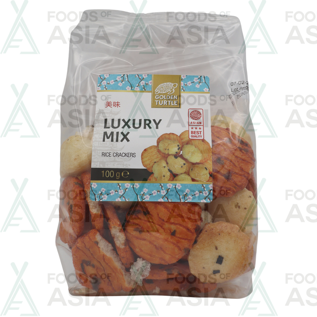 Golden Turtle Luxury Rice Cracker Mix 100g