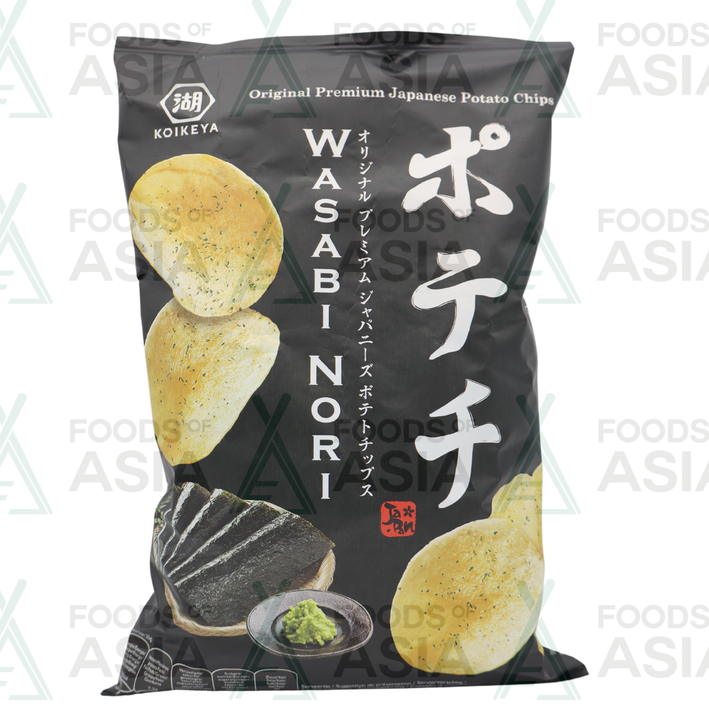 Koikeya Potato Chips Wasabi Nori 100g