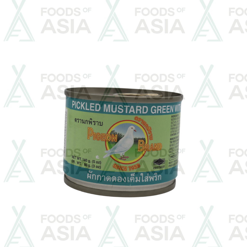 PIGEON Mustard Pickled Green with Chili 140g