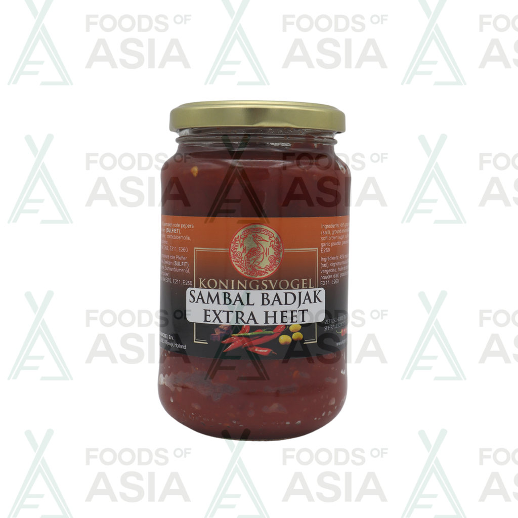KONINGSVOGEL Sambal Badjak Extra Hot 375g