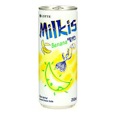 LOTTE Milkis Soft Drink Banana Can 250g