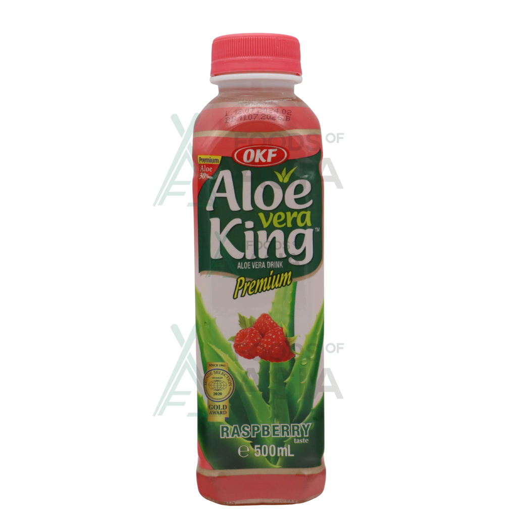 OKF Aloe Vera Drink Raspberry 500ml
