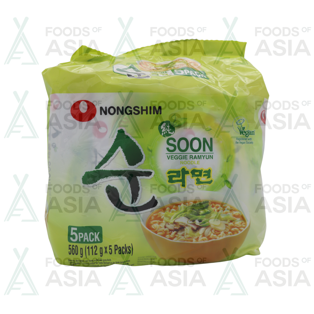 NONGSHIM Instant Noodles Soon Veggie Ramyun 5x112g