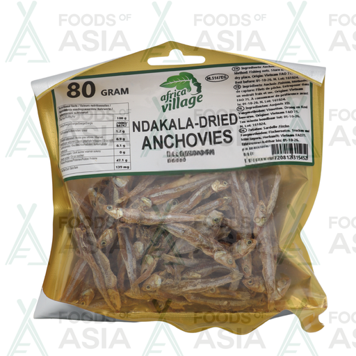 AFRICA VILLAGE DRY ANCHOVIES-NDAKALA 80G