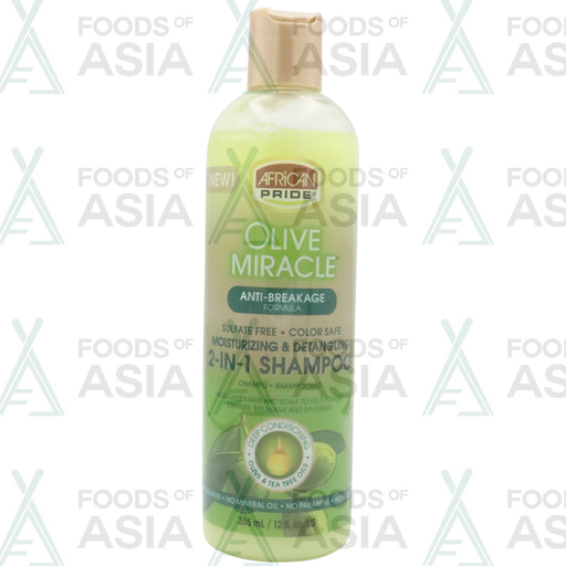 AFRICAN PRIDE OLIVE MIRACLE 2IN1 SHAMPOO 