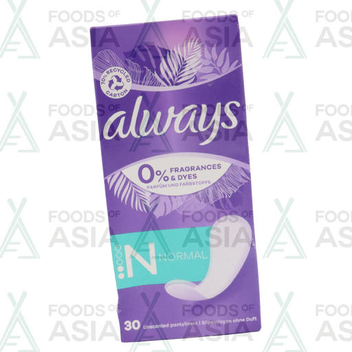 Always - Inlegkruisjes - 2 Normal - Daily Fresh - 0% Fragrances & Dyes - 30 Stuks
