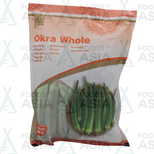 Crown Okra Whole 340g