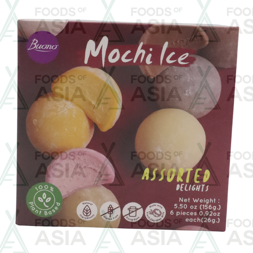 Buono Mochi Ice Assorted Flavours 156g