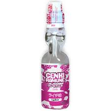 Genki Ramune Lychee Drink 200ml