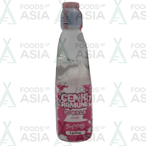 Genki Ramune Lychee Drink 200ml